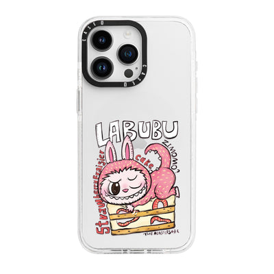 Labubu Strawberry Cake