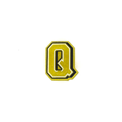 Gold Glitter Letters 2 Pin