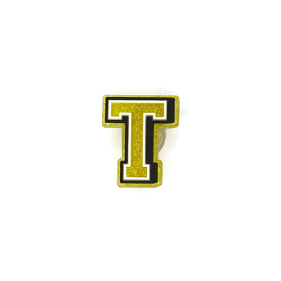 Gold Glitter Letters 3 Pin