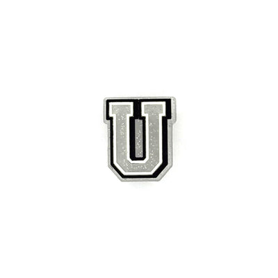 Silver Glitter Letters 3 Pin