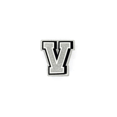 Silver Glitter Letters 3 Pin