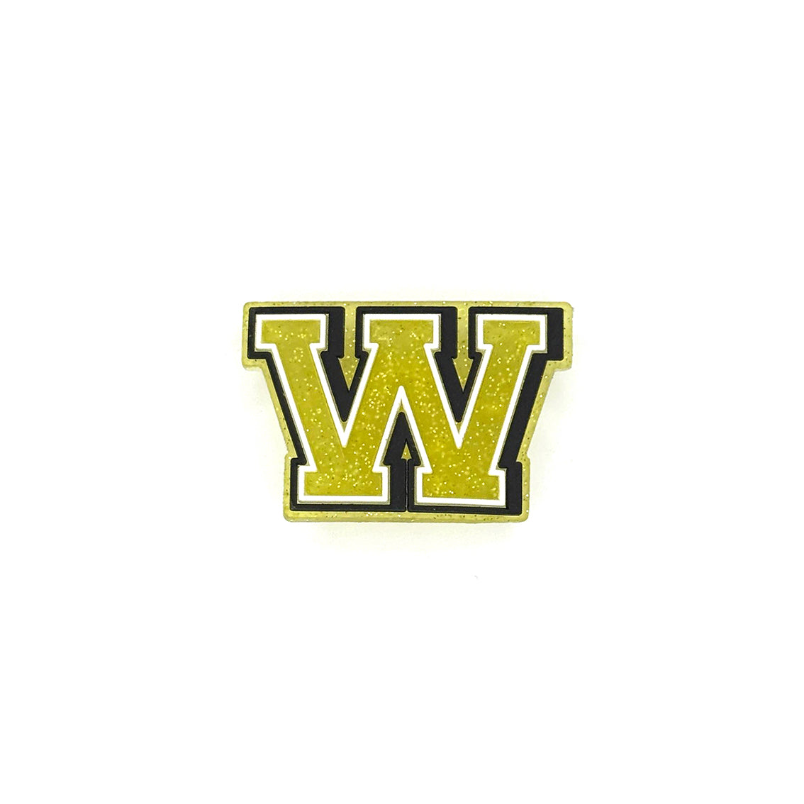 Gold Glitter Letters 3 Pin