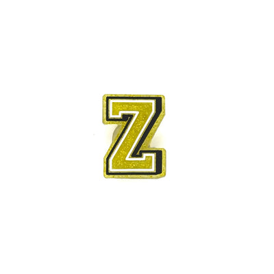 Gold Glitter Letters 3 Pin