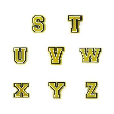 Gold Glitter Letters 3 Pin