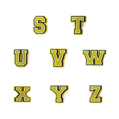 Gold Glitter Letters 3 Pin