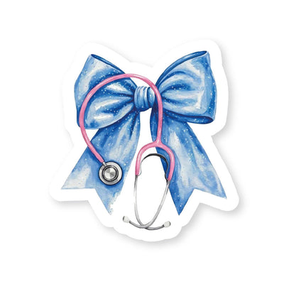Blue Medical Bow