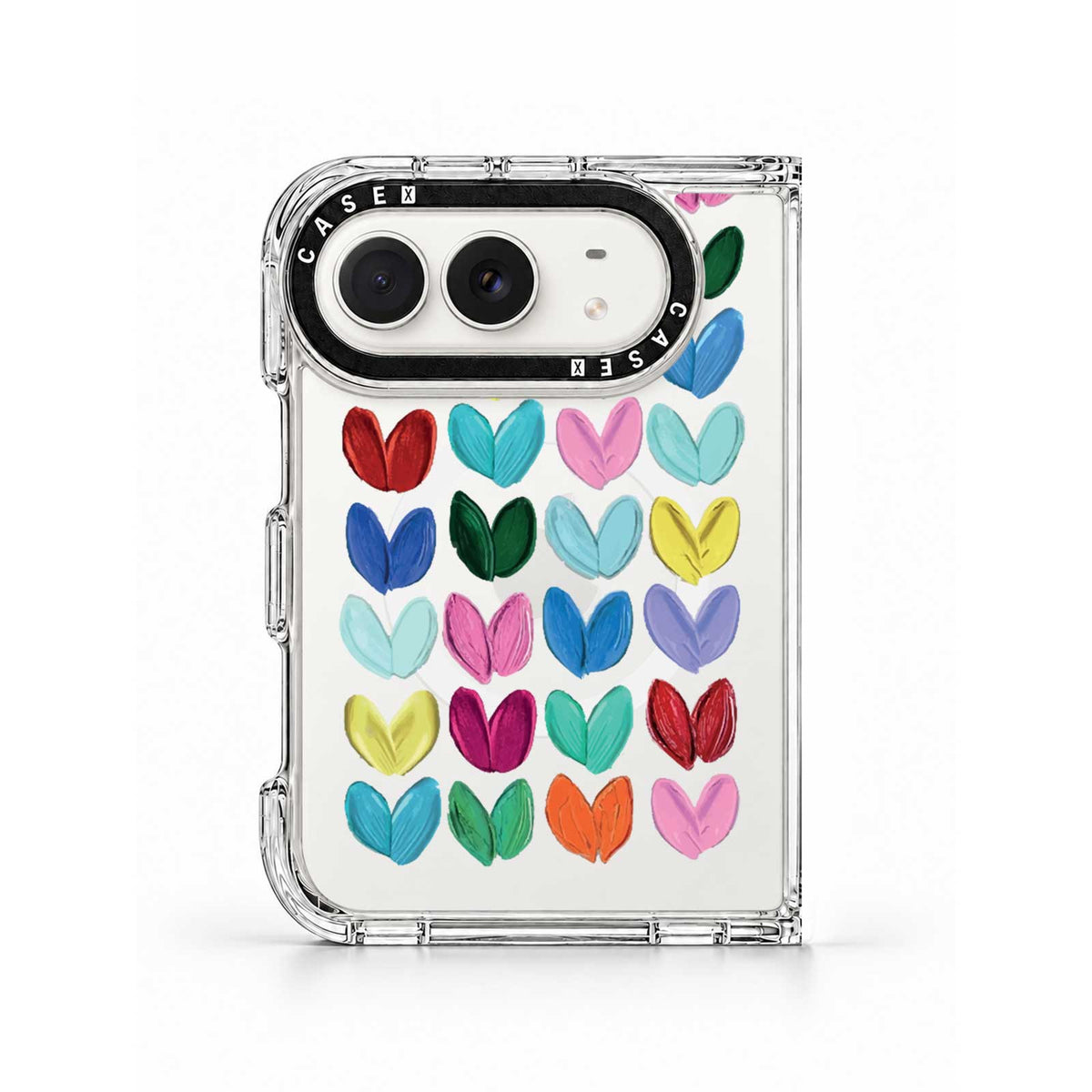 Painted Hearts Pattern - iPhone Duo - MagSafe