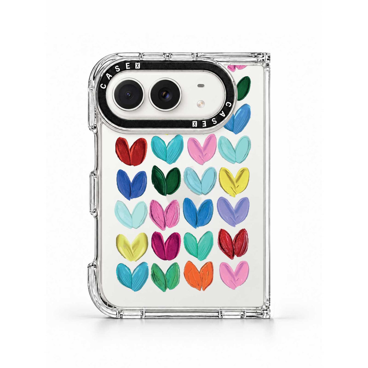 Painted Hearts Pattern - iPhone Duo - Standard