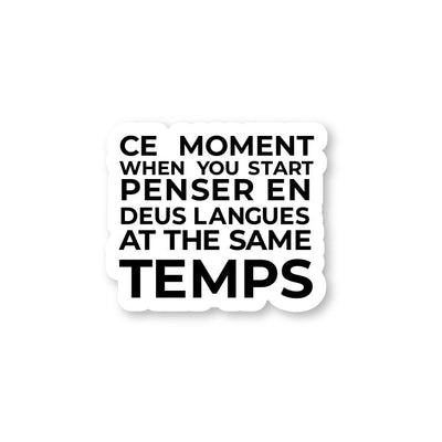 Deux Langues At Same Temps