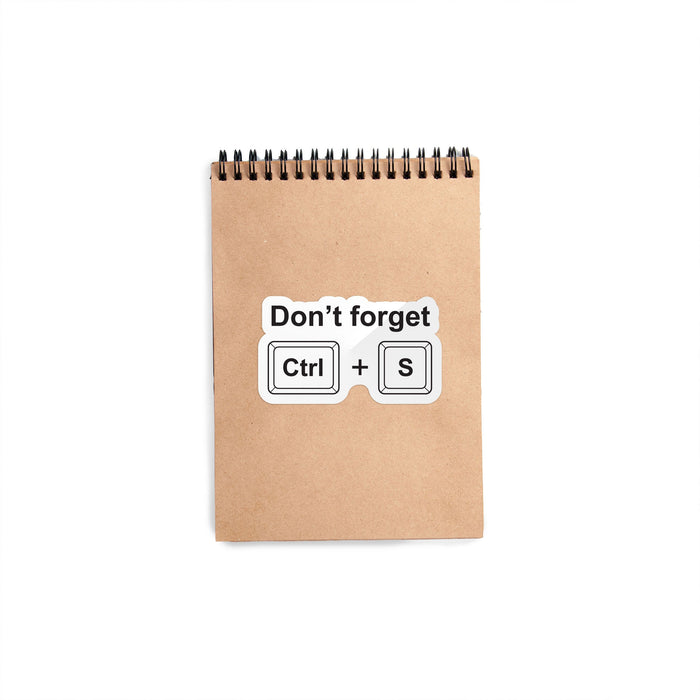 Don't Forget to Ctrl S – Case X