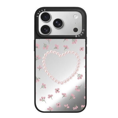 Floral Pearl Heart