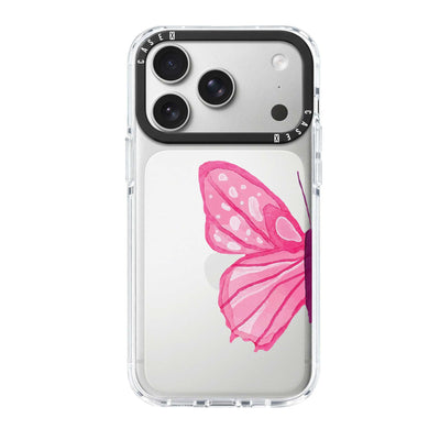 Half Pink Butterfly