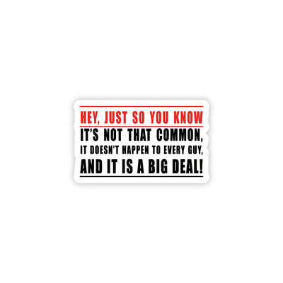 It Is A Big Deal