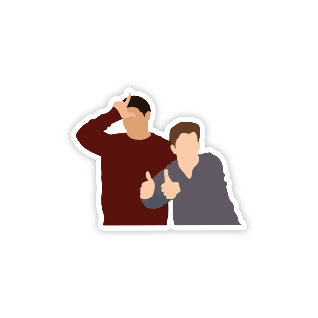 Joey and Chandler