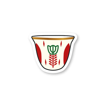 Lebanese Coffee Cup (Red)