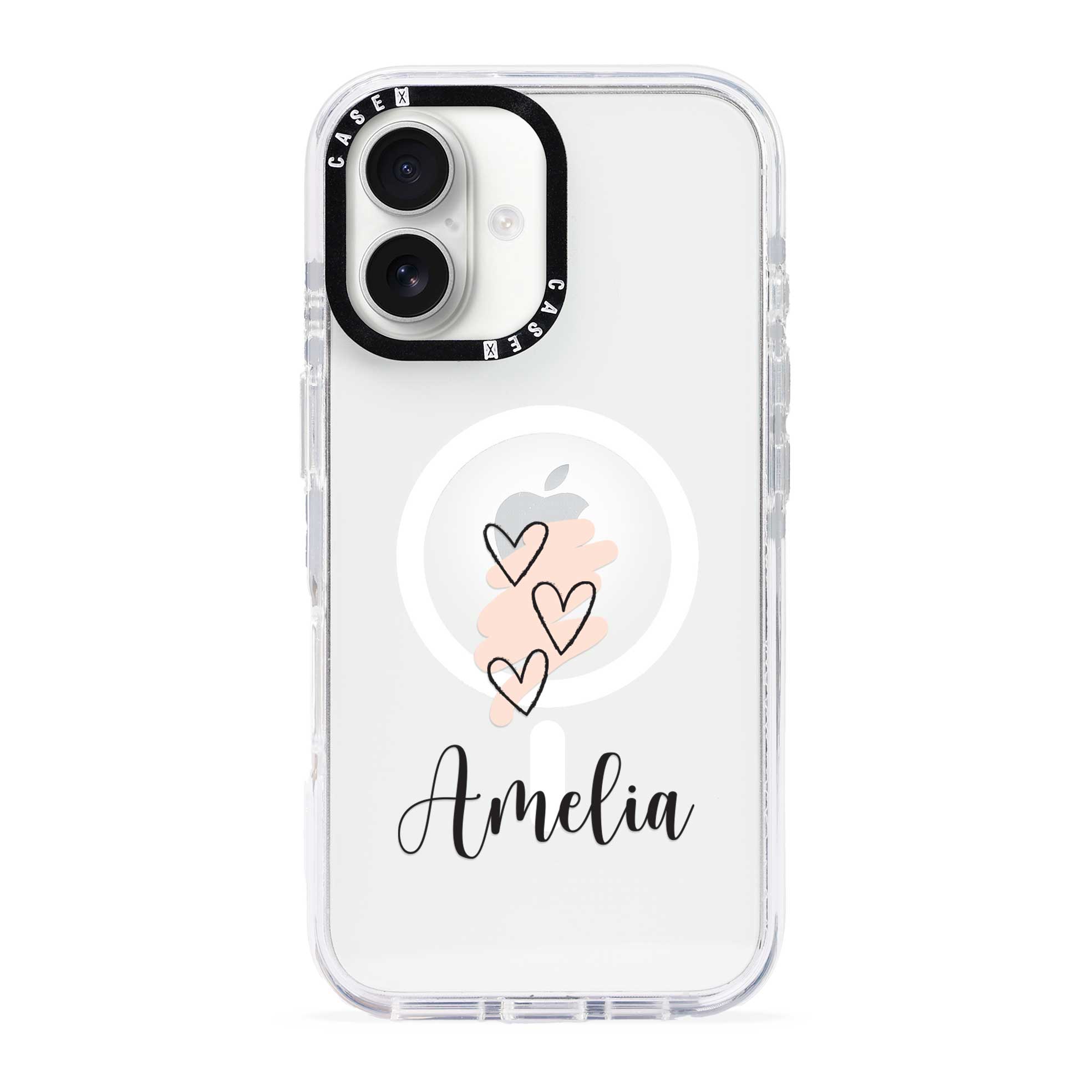 Hearts Custom Name