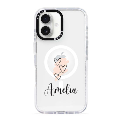 Hearts Custom Name