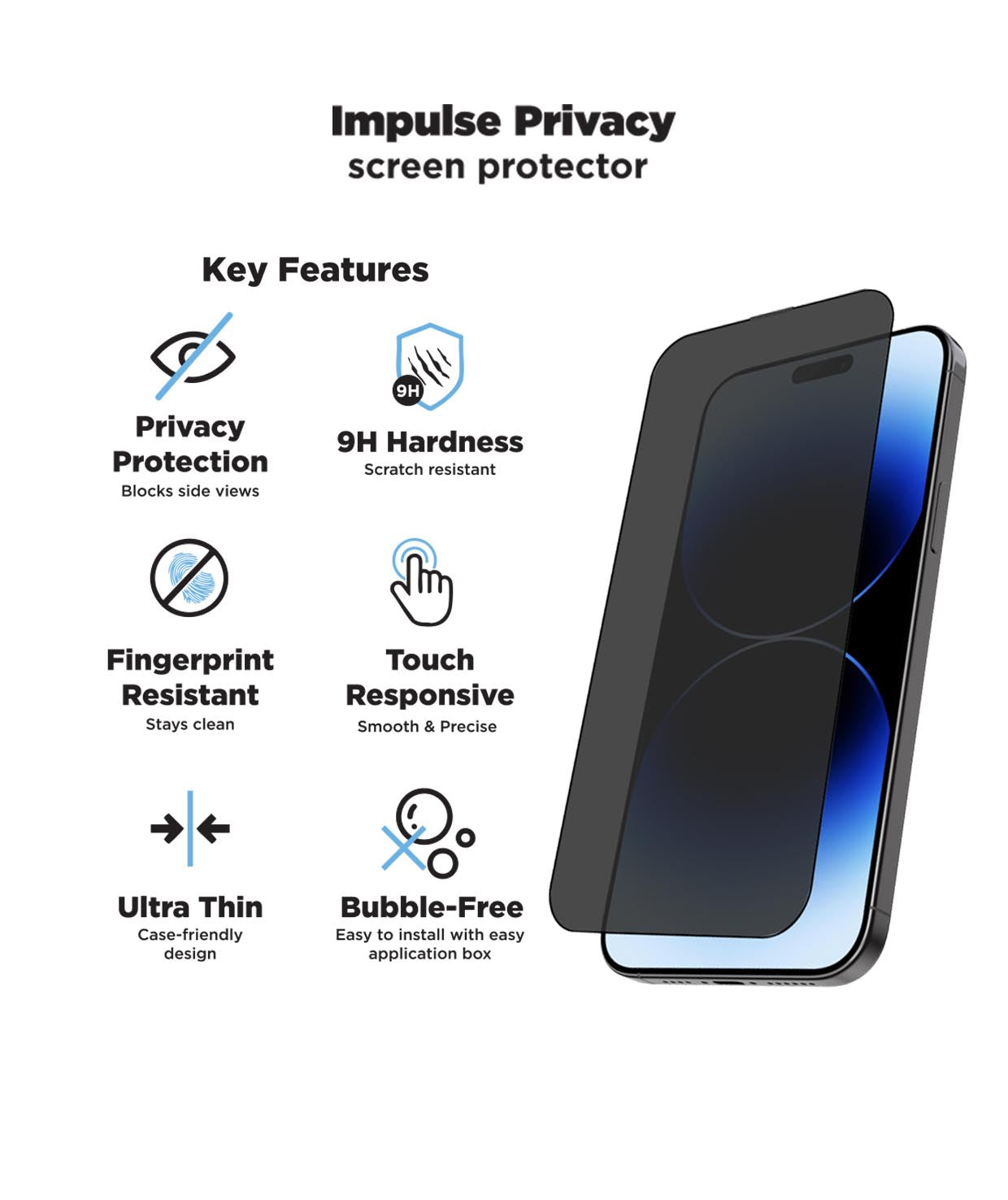 Mobile image for Impulse Privacy Screen Protector