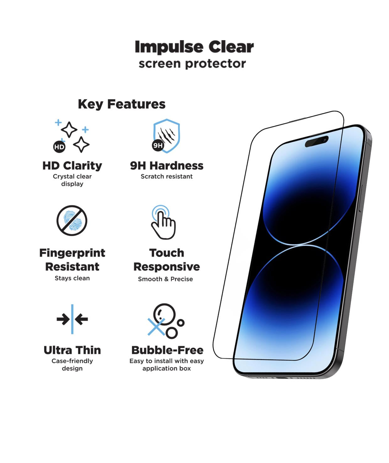 Mobile image for Impulse Clear Screen Protector