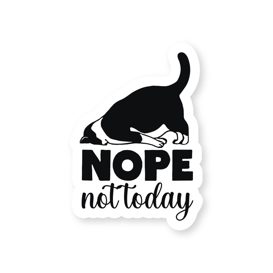 Nope, Not Today Cat
