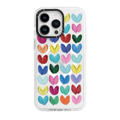 Painted Hearts Pattern
