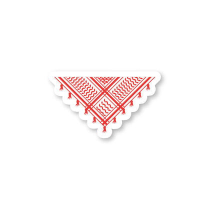 Palestinian Red Keffiyeh
