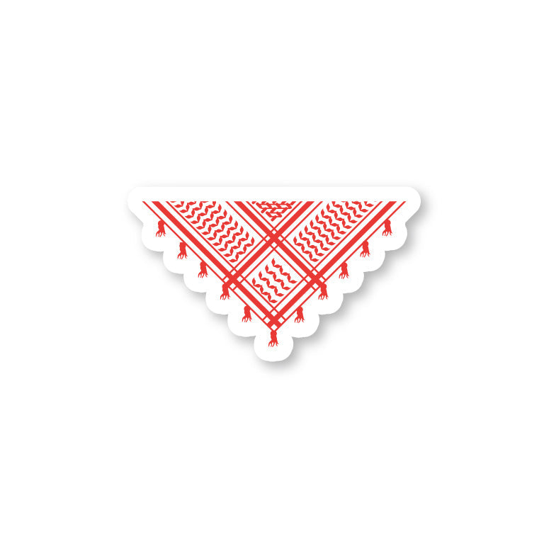 Palestinian Red Keffiyeh
