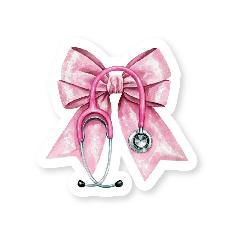 Pink Medical Bow