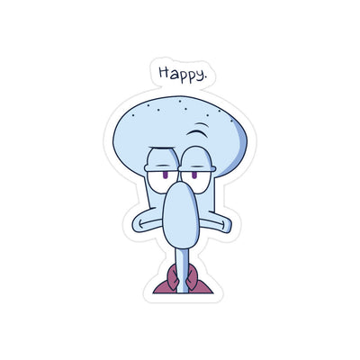 Squidward Happy Face