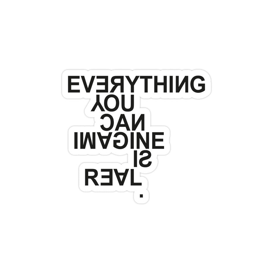 What You Can Imagine Is Real