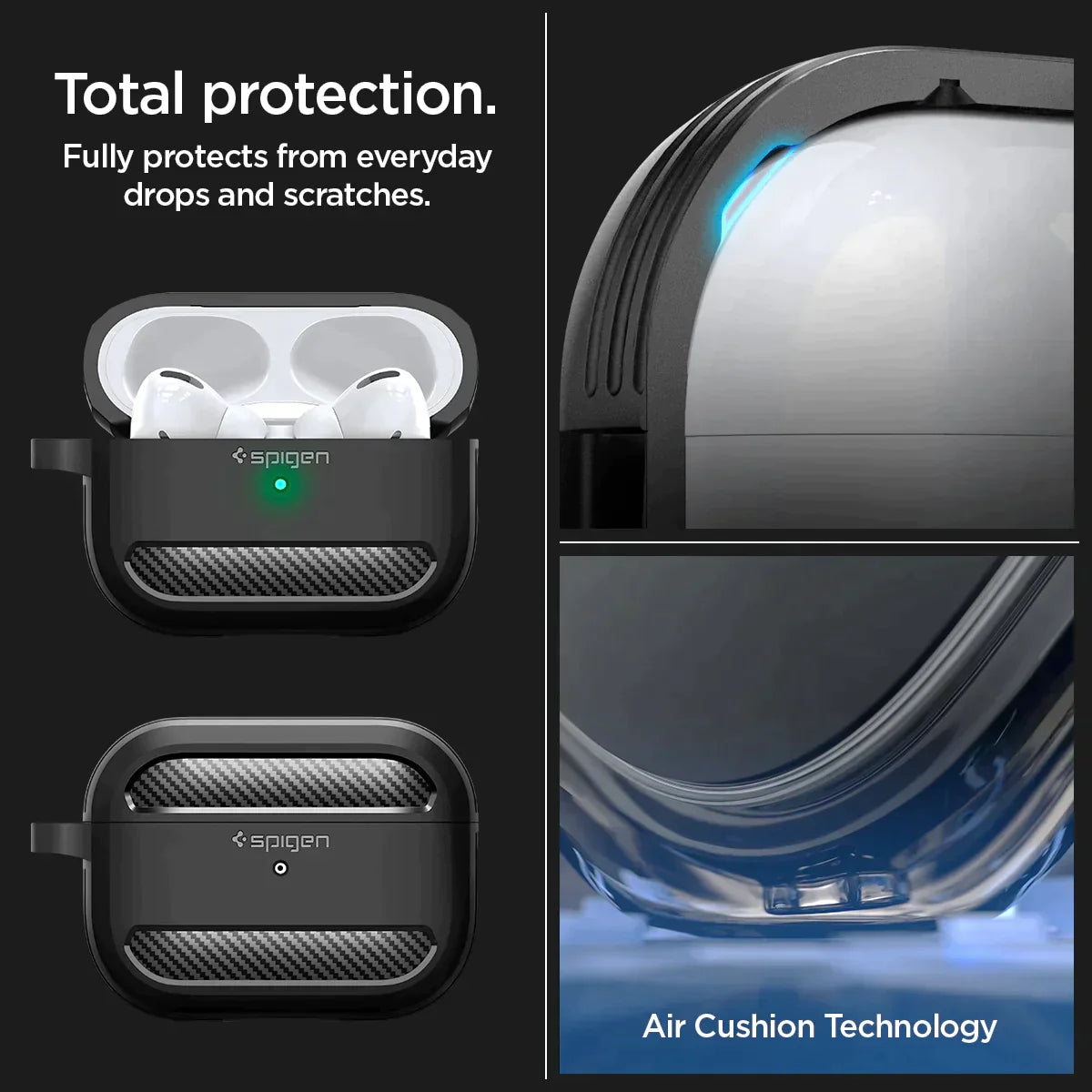 Airpods Spige Rugged Armor Case