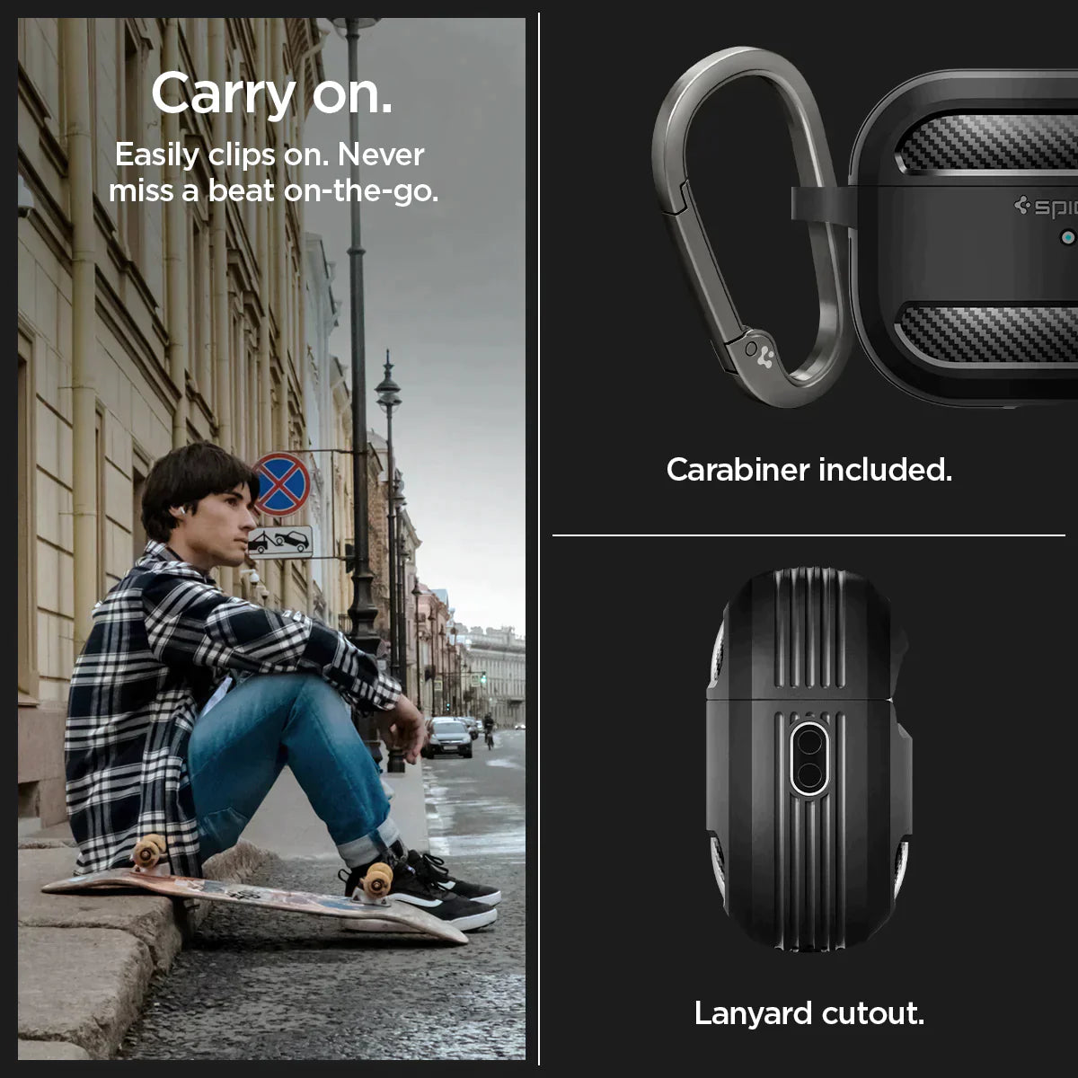 Airpods Spige Rugged Armor Case