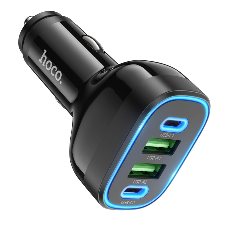 HOCO 72Watt 4 Ports car charger