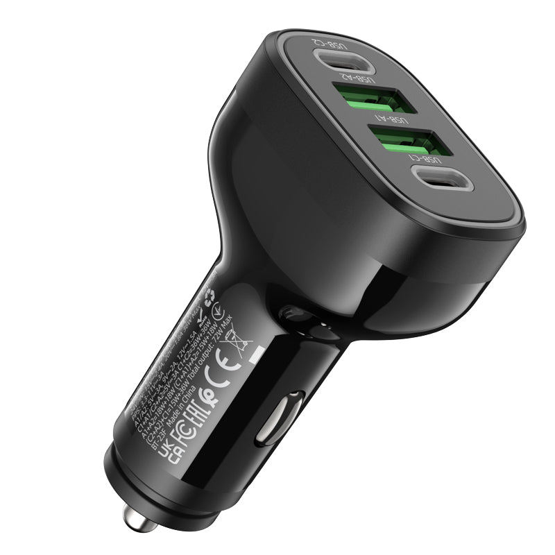 HOCO 72Watt 4 Ports car charger