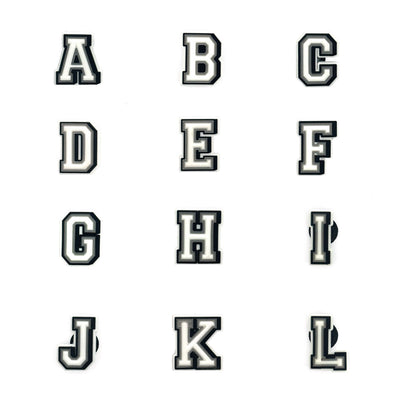 B&W Letters Pin 1