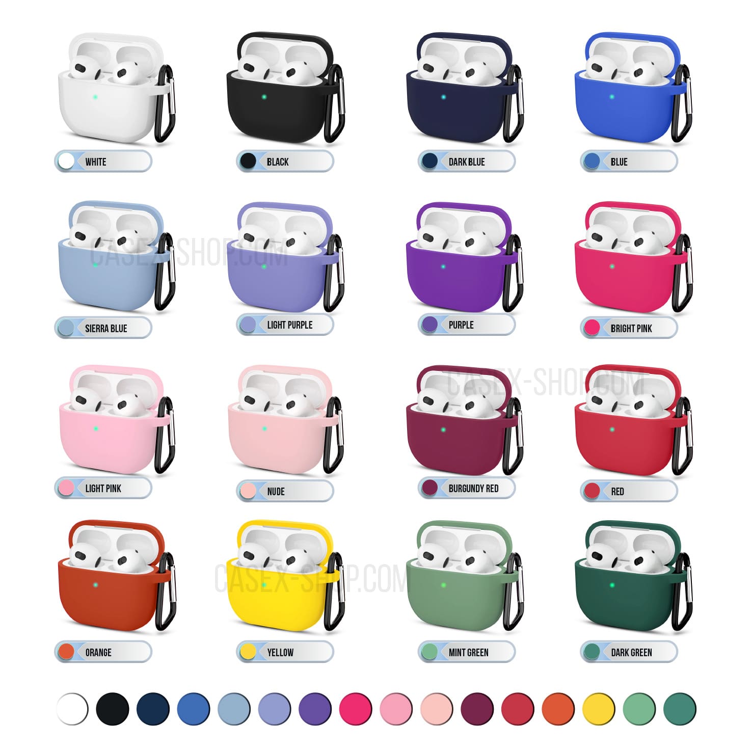 Airpods hard silicone case