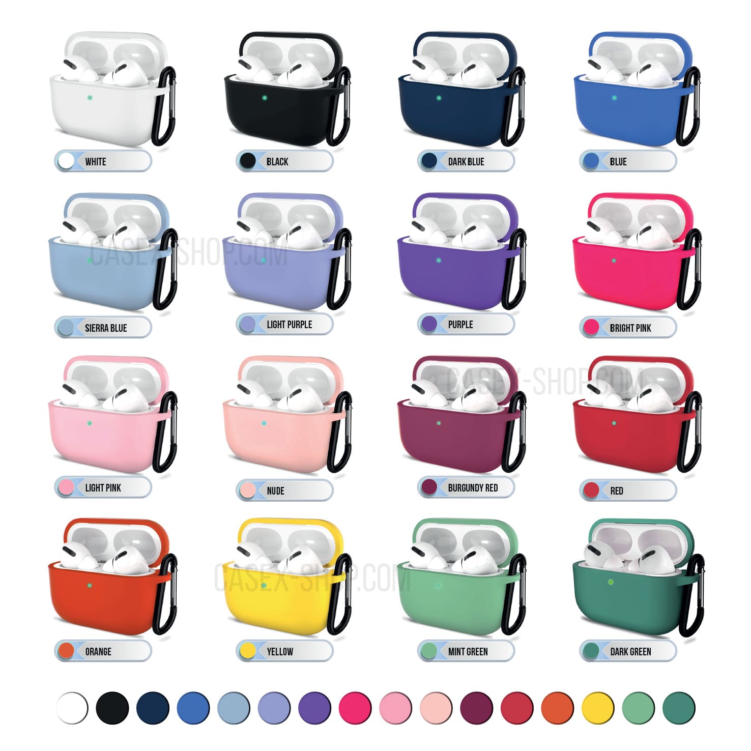 Airpods hard silicone case