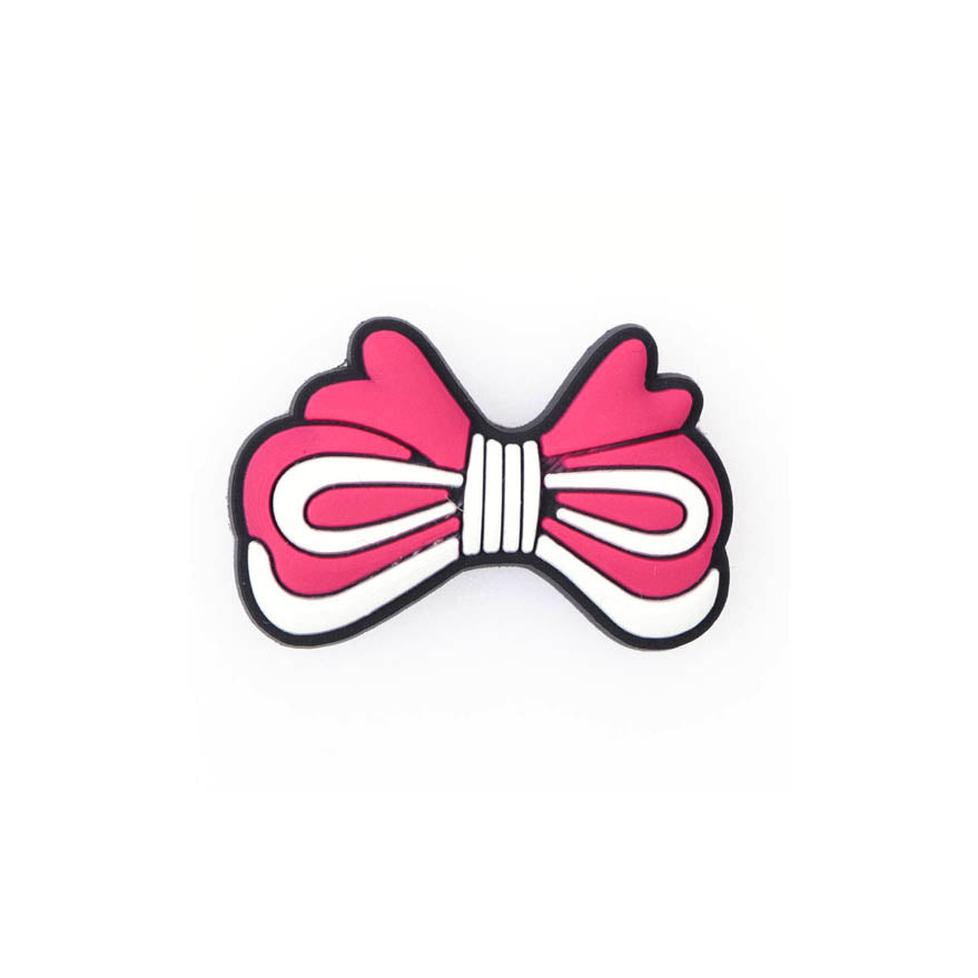 Pink & White Bow