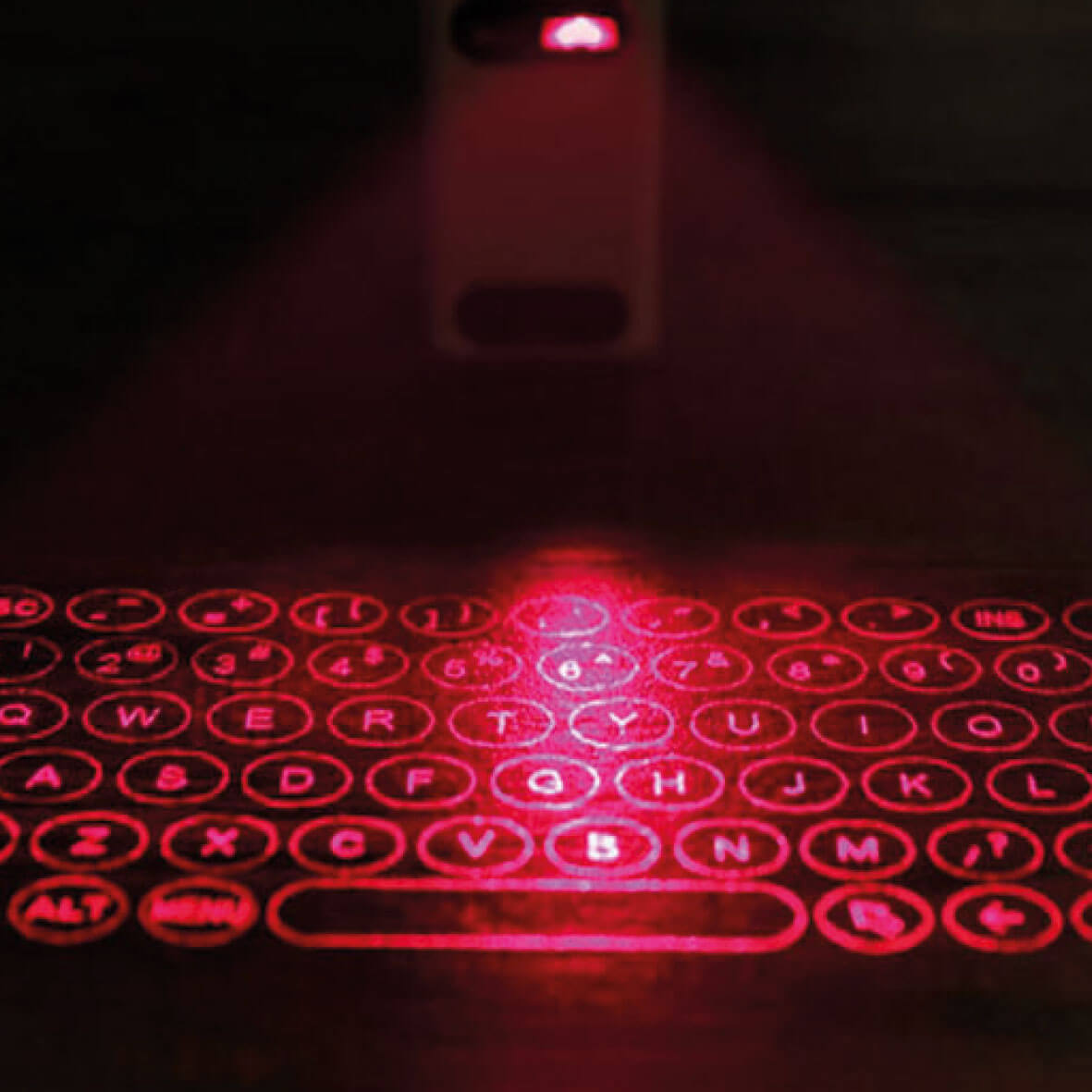 Laser Projection Keyboard