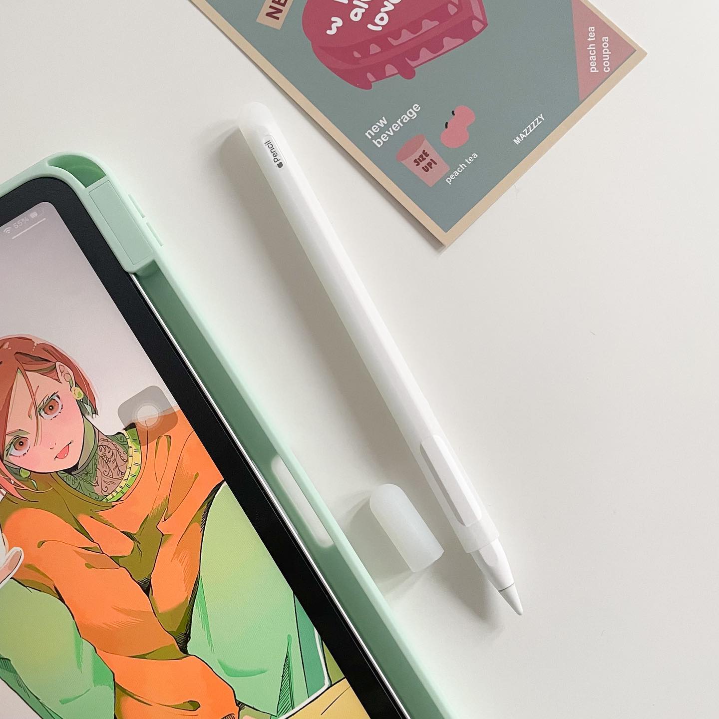 Cylinder Cover Case for Apple Pencil 2nd Generation
