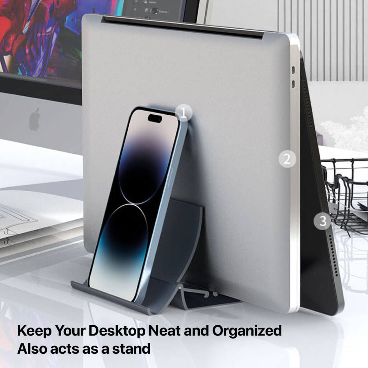 Space-Saving Vertical Stand