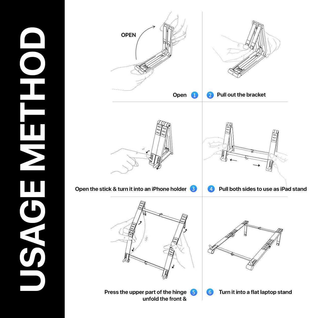 Multifunctional Foldable Stand