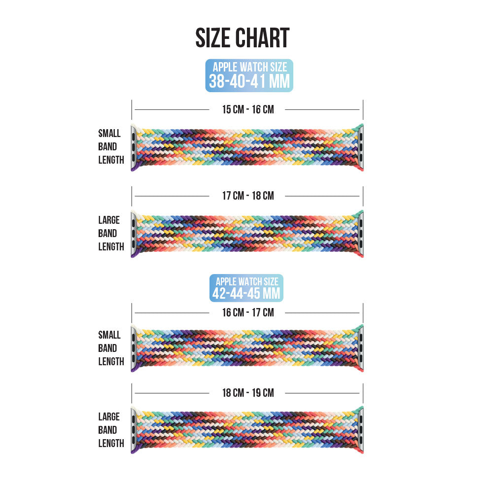 Basic Colors Braided Loop Band