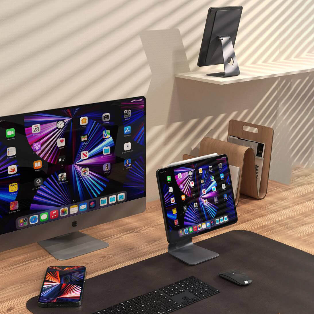 Magnetic iPad Stand