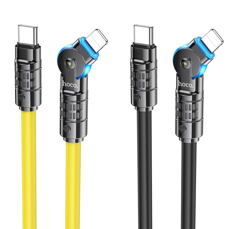 HOCO Lightning rotating charging data cable