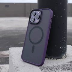 Deep Purple Frosted Matte Magsafe Case