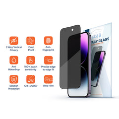 CaseX Privacy Glass Screen Protector